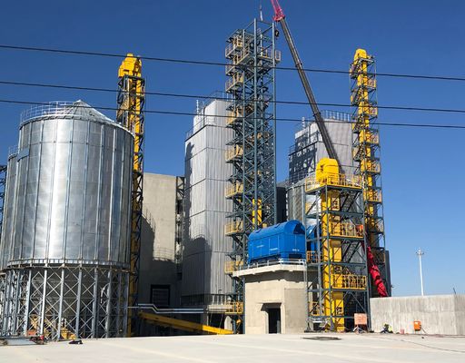 Προχωρημένο στεγνωτήριο ρυζιού για μείωση της υγρασίας 3-15% και χωρητικότητα επεξεργασίας 100-800 t/day