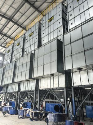Μικρός Στεγνωτήρας Σιτηρών για Καλαμπόκι με Ανίχνευση Θερμοκρασίας Online, με Αυτόματο Έλεγχο και Διατάξεις Προστασίας Ασφαλείας
